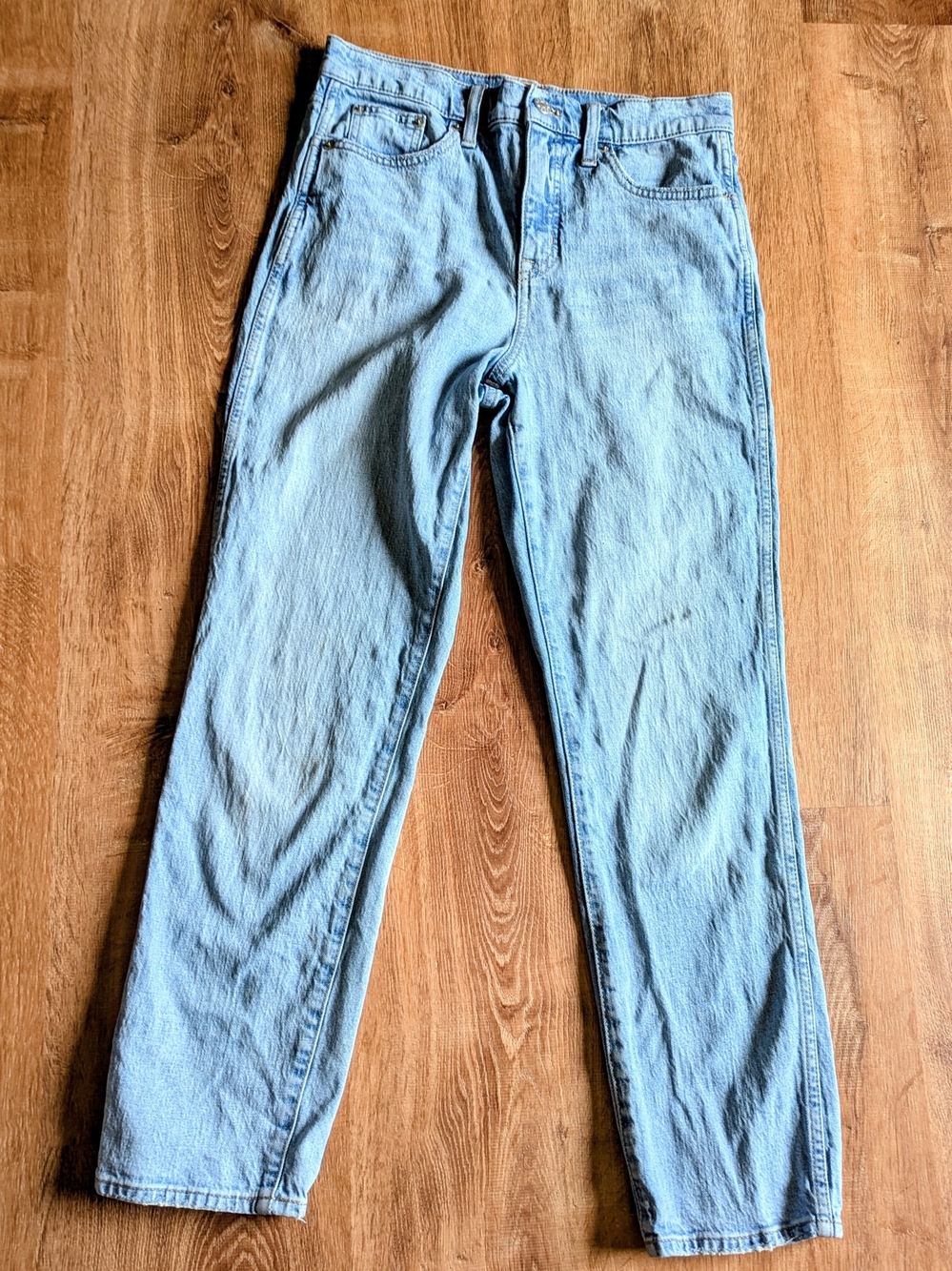 J. Crew Light Blue Women's Straight-Leg Jeans